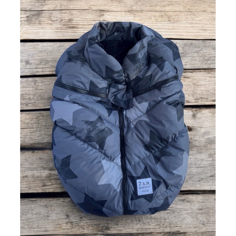 7AM Enfant Car Seat Cocoon Stella Cover Winter Car Seat Cover for Baby EUC